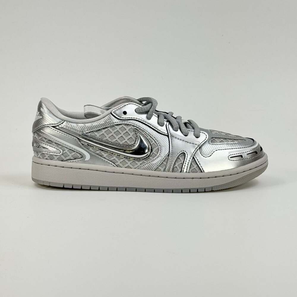 Air Jordan 1 Low Women's Method of Make V3 'Metallic Silver' HQ2186-002 size 8